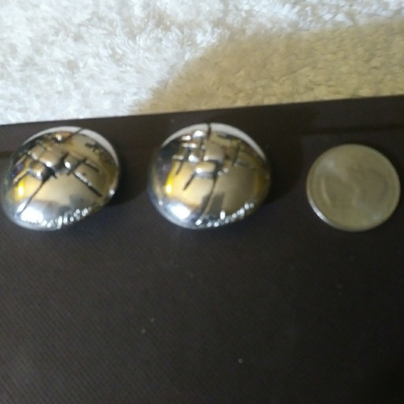 Sidney Carron Sterling Silver Plated Earrings - Picture 6 of 6